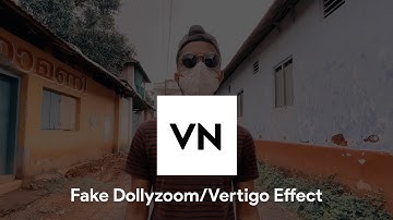 How to Achieve Fake Dollyzoom/Vertigo Effect in post using VN App - Day 20