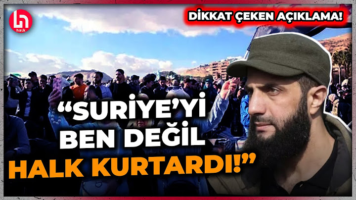 "YPG ile müzakere ediyoruz" HTŞ lideri Golani yeni Suriye'nin yol haritasını açıkladı!