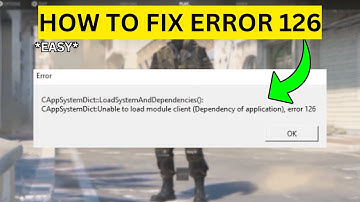 How To Fix Error 126 in CS2(EASY)