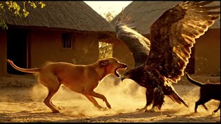 Brave Dog Saves Cat From Giant Eagle Attack African Village Hero Story