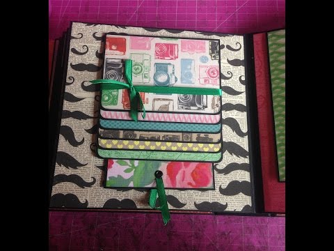 Tutorial cómo hacer una CASCADA  Scrapbooking fácil - YouTube