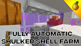 Fully Automatic Shulker Shell Farm 20w45a Youtube