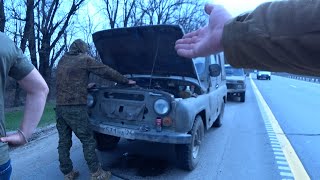 Ростов-Донецк на ЧЕТЫРЁХ машинах. Первые проблемы...