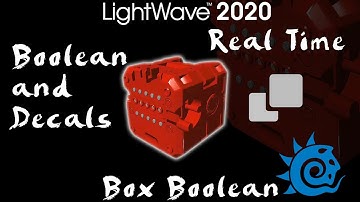 LightWave 2020 Box Boolean Real Time