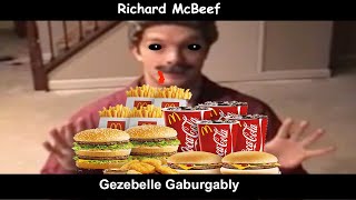 Vignette de la vidéo "Richard McBeef - Gezebelle Gaburgably [music video]"