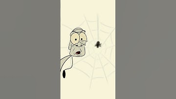 When you run into an invisible bush of a spider web! (4k memes) #shorts