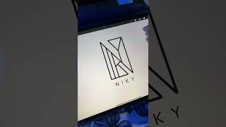 Logoname of Niky #art #brandidentity #icon #logo #logoawesome #logomark #logobrand #logoname