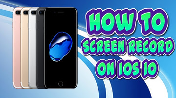 How to Screen Record on IOS 10 (No Computer No Jailbreak)