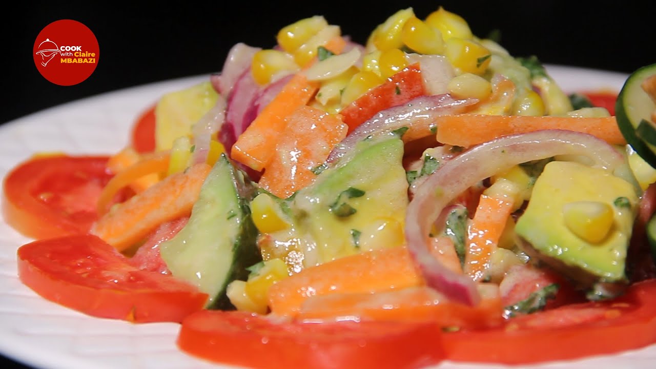 Gutegura salade iryoshye cyane  😋😋😋 Delicious recipe for avocado tomato salad! Healthy and tasty!