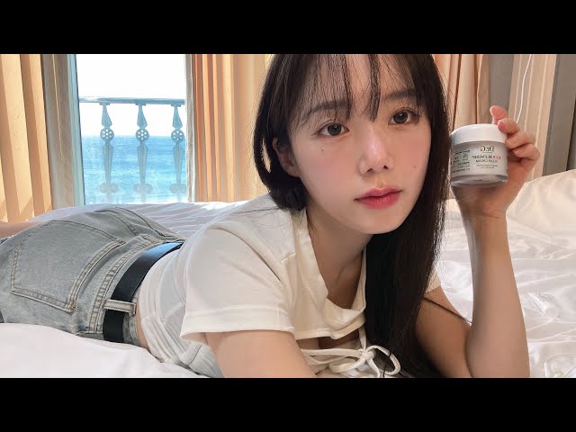 ASMR 스킨케어 받고 나랑 바다 보러 가자🏖 여자친구 롤플레이ㅣGirlfriend Does Your Skincare Roleplay class=