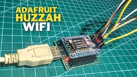 Adafruit HUZZAH WiFi Module with  CP2102  Programmer