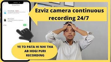 Ezviz camera continuous recording 24/7 | hikvision | TY1 |EZVIZ C1C Wi-Fi Camera ||C1C Camera