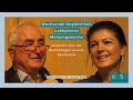 Sahra Wagenknecht und Albrecht Müller über wachsende Ungleichheit, Lobbyismus, Meinungsmache