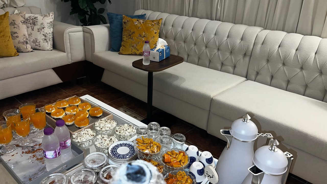 استقبال ضيوفنا 😍 وسط المطر ⛈️ تجهيز البيت وتحضيراته ❤