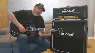 Old Svetlana EL34 "C" made 2005 hot bias 45mA in Marshall 1981 JMP50 2204