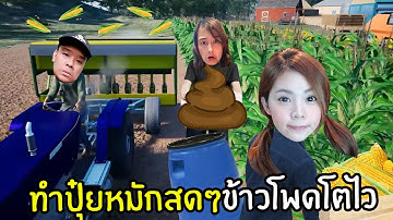 ทำปุ๋ยหมักสดๆข้าวโพดโตไว #17 | Ranch Simulator