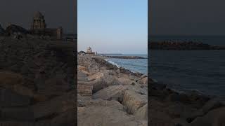 Beach scenary with Tranqubar.. Tharangambadi beach.. #AhalyaArtsBag#🥰