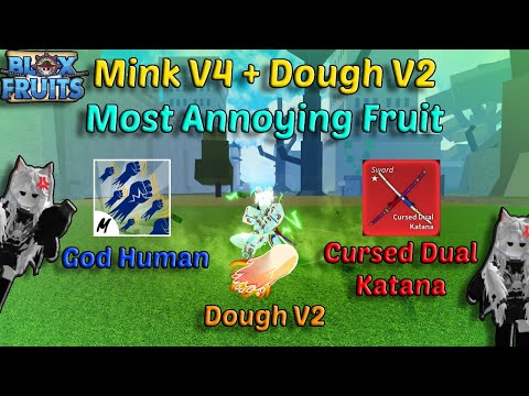 Mink V4 + Rumble Awk Best Build + God Human + CDK (Blox Fruits PVP Bounty  Hunting) Road to 30M Honor 