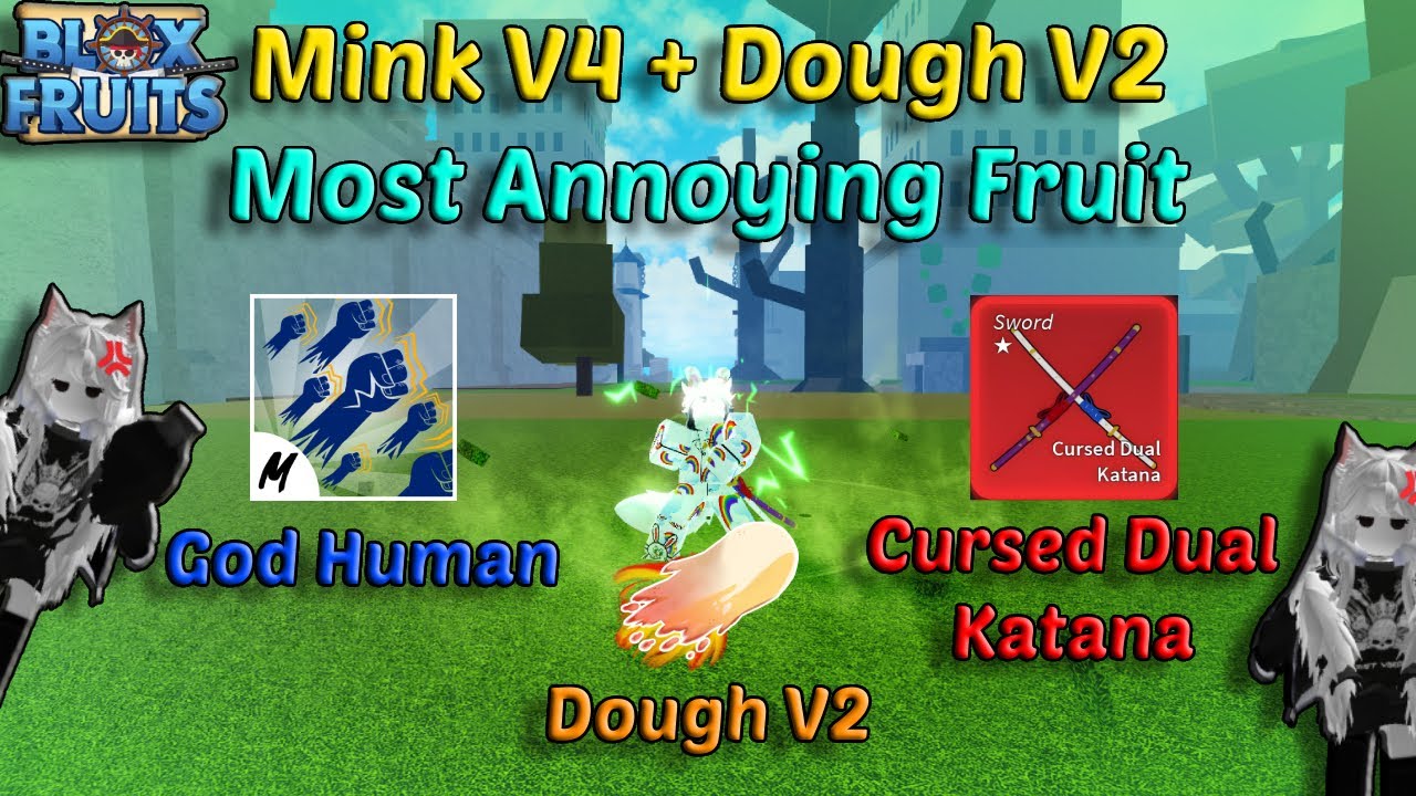 Dough Combo So Crazy Easy Bounty 30M + God Human + CDK + Soul Guitar (Blox  Fruits Bounty Hunting) 