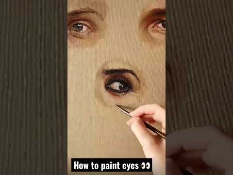 How to paint eyes 🎨/ Как рисовать глаза👀