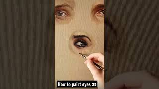 How to paint eyes 🎨/ Как рисовать глаза👀