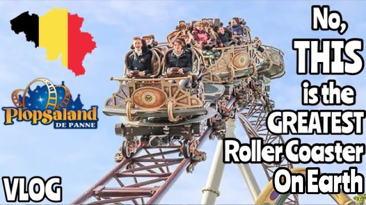 My *NEW* Favorite Roller Coaster Ever?! Plopsaland De Panne - De Panne, Belgium | VLOG [2022]