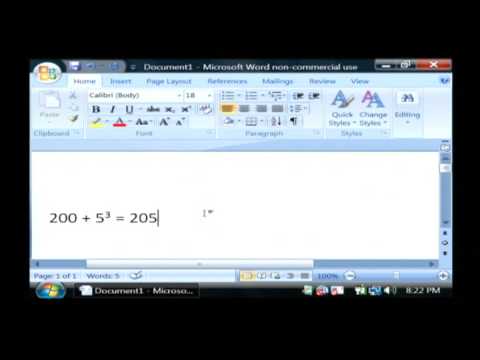 How to write exponents on the computer How to write exponents on the computer picture