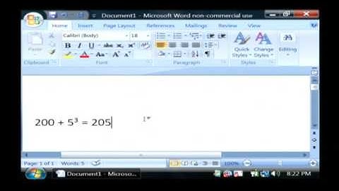 Computer Tech Support : Adding Exponents in Microsoft Word