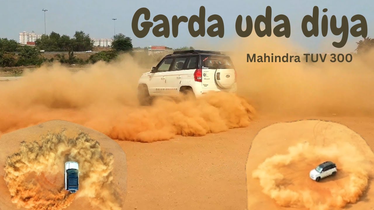 Mahindra Tuv 300 | Drifting | 360 | 2WD with MLD #mahindra #tuv300