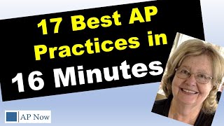 Accounts Payable Best Practices Updated [ Part 1]