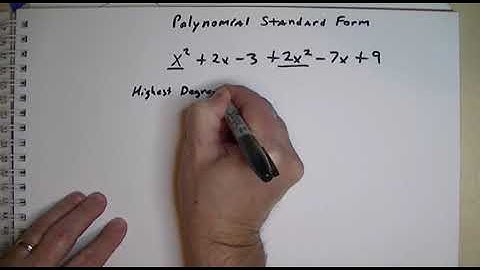 Polynomial Standard Form