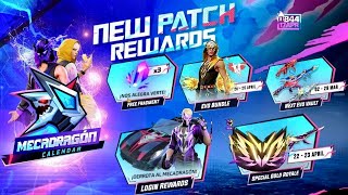 Ob44 New Patch Free Rewards | Free fire All Free Rewards | Free GunSkins Free fire | Ff new event