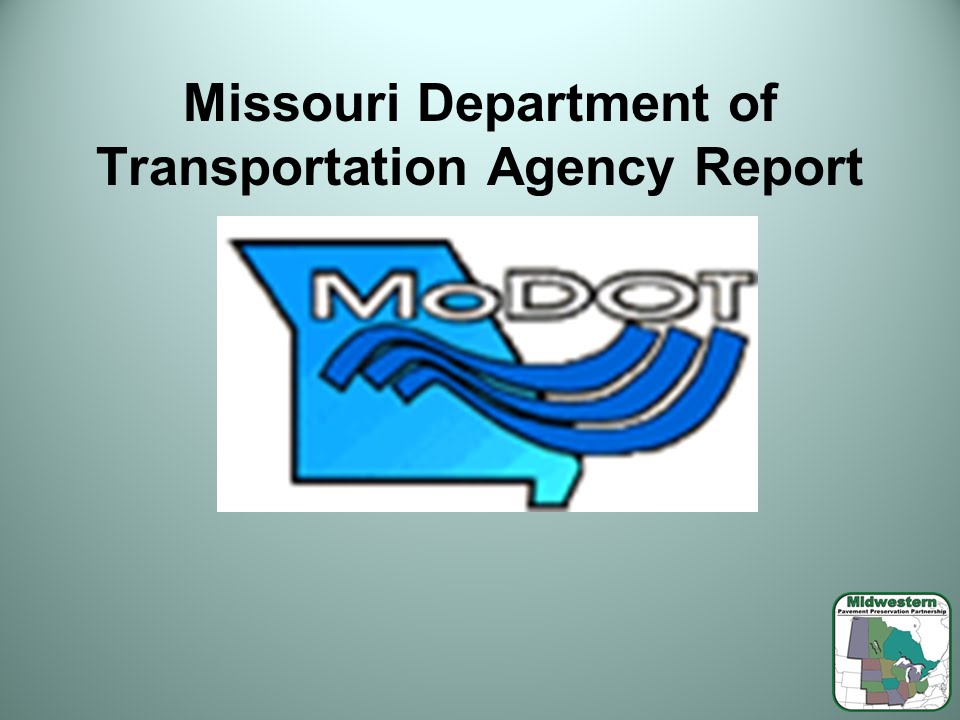 Agency Reports Missouri DOT YouTube