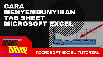 Cara Menampilkan atau menyembunyikan Sheet dengan Option Microsoft Excel