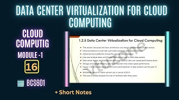 Data Center Virtualization For Cloud Computing | Cloud Computing - 16
