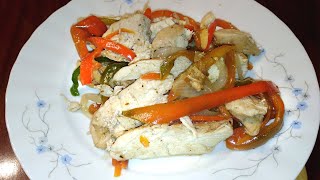 Chicken fajita sandwich recipe