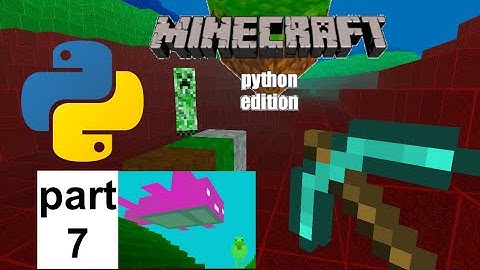 Minecraft in python: giant axolotl, Blockbench, and beautiful terrain - part 7