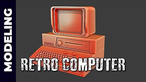 BLENDER: RETRO COMPUTER (PART 3)