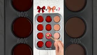 Dark Red & Warm Beige Color Palette Transformation | 4 New Mixed Colors #colorpalette #colormixing Dark Red & Warm Beige Color Palette Transformation | 4 New Mixed Colors #colorpalette #colormixing