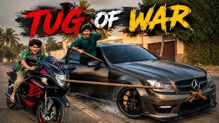 Vampire yt Marecedes Joshwa Hayabusa Heavy Bike Tug Of War vs Drage Race #viralvideo #vlogger