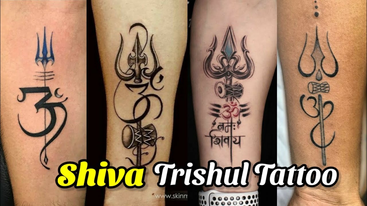 Lord Shiva Trishul Tattoo | Trishul Tattoo Collection | Tattoo Of Trishul |  Mahakal Trishul Tattoo - YouTube