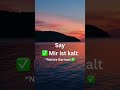 👉 Never say this in German ❌#germanforbeginners
