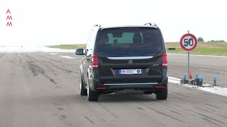 GAD Mercedes V-Class w/ 585HP 4.0 V8 Biturbo Engine on the DRAG STRIP!