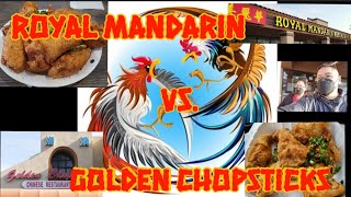 Royal Mandarin vs Golden Chopsticks! - Salted Pepper Chicken Wing Shootout - San Diego Trip, Day 2