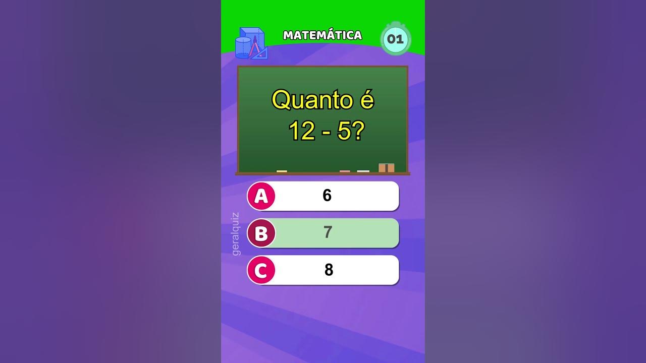 Quiz de matemática para você responder #quiz #matematica #perguntas #c