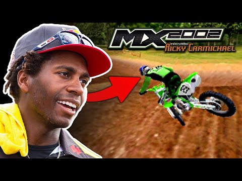 The First Game James Stewart Was Ever In? - MX 2002 ft. Ricky Carmichael