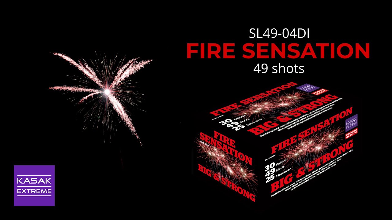 „Fire Sensation” 49 Shots 30mm Compound Fireworks [Batch 2019][SL49