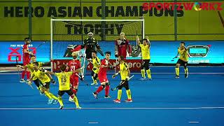 Highlights Semi final 1 Malaysia vs Korea | Malaysia won by 6-2 | Asian champions trophy 2023