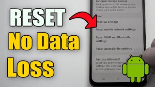 How to Reset your Android Phone without DATA (Best Method)