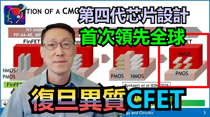 复旦异质CFET，芯片设计第二代FinFET，达至5nm制程；第三代GAA FET，3nm；CFET是第四代，可以达到1nm，目前无人做到。复旦大学的异质CFET突破多个瓶颈，成功做出4吋晶圆。 - 天天要闻